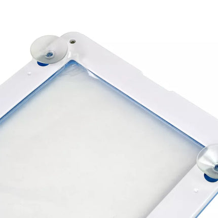 Magijos apšviesta 3D baltoji lenta akiniai mėlyni