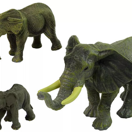 Afrikos dramblių tigrų laukinių gyvūnų figūrėlių rinkinys