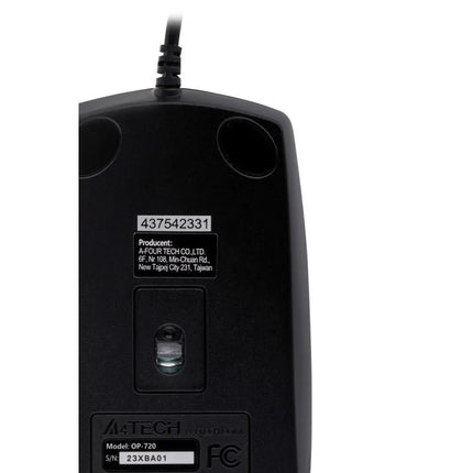 A4 TECH OP-720 A4TMYS43754 pelė (optinė; 800 DPI; juoda)