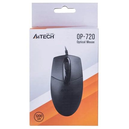 A4 TECH OP-720 A4TMYS43754 pelė (optinė; 800 DPI; juoda)