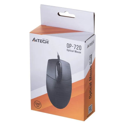 A4 TECH OP-720 A4TMYS43754 pelė (optinė; 800 DPI; juoda)