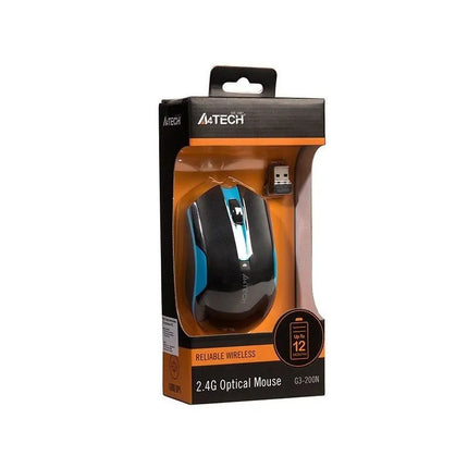 A4 TECH V-TRACK G3-200N-1 A4TMYS46037 pelė (optinė; 1000 DPI; juoda)