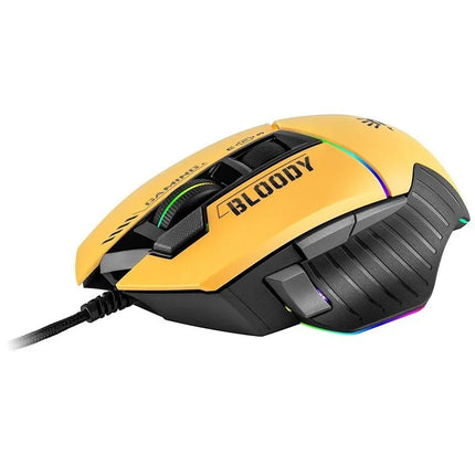 A4TECH W95MAX USB sportinė „Lime“ spalvos pelė A4TMYS47259
