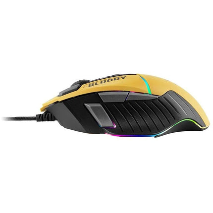 A4TECH W95MAX USB sportinė „Lime“ spalvos pelė A4TMYS47259