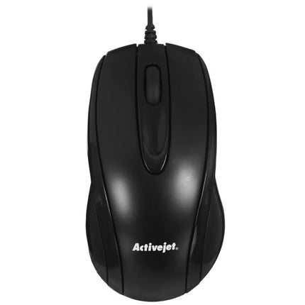 Activejet AMY-083 USB laidinė pelė (optinė; 1000 DPI; juoda)