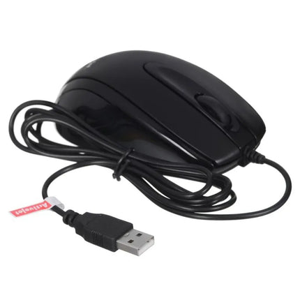 Activejet AMY-083 USB laidinė pelė (optinė; 1000 DPI; juoda)