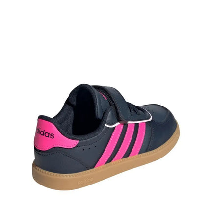 adidas Breaknet Sleek tamsiai mėlyni ir rožiniai vaikiški bateliai JQ3060