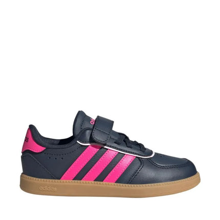 adidas Breaknet Sleek tamsiai mėlyni ir rožiniai vaikiški bateliai JQ3060