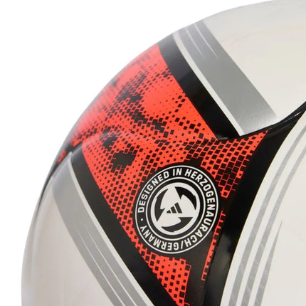 Adidas Bundesliga 26/27 Torfabrik futbolo kamuolys, baltas ir oranžinis, KG6043