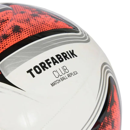 Adidas Bundesliga 26/27 Torfabrik futbolo kamuolys, baltas ir oranžinis, KG6043