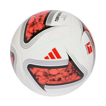 Adidas Bundesliga 26/27 Torfabrik futbolo kamuolys, baltas ir oranžinis, KG6043