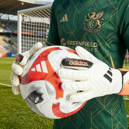 ADIDAS COPA GL LGE JR vaikiškos vartininko pirštinės IQ4030, 5 dydis