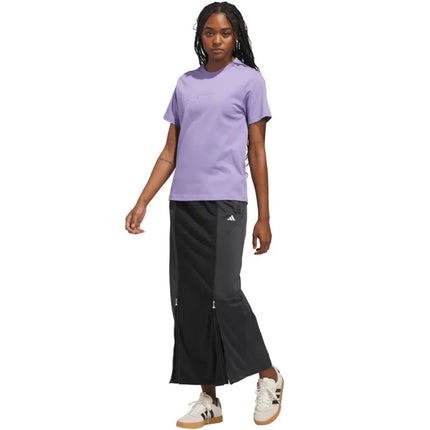 adidas Cursive moteriški marškinėliai šviesiai violetiniai KB2402