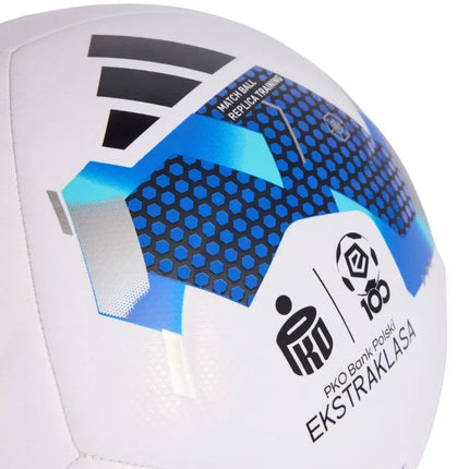 Adidas Ekstraklasa 26/27 treniruočių futbolo kamuolys, baltas ir mėlynas, KE5152