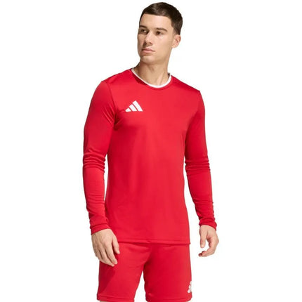 adidas Entrada 26 ilgomis rankovėmis vyriški marškinėliai, raudoni KF5847