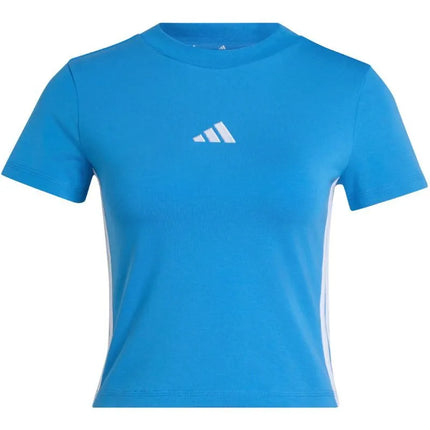 adidas Essentials 3-Stripes Slim Baby stiliaus marškinėliai, šviesiai mėlyni KD2341