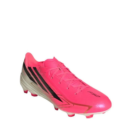 Adidas F50 Hyperfast League FG futbolo bateliai, rožiniai, IH9346
