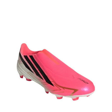 Adidas F50 Hyperfast League LL FG futbolo bateliai, rožiniai, IH7089