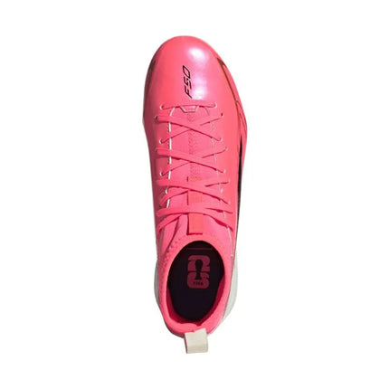 Adidas F50 Hyperfast League Mid FG vaikiški futbolo bateliai, rožiniai KK1315