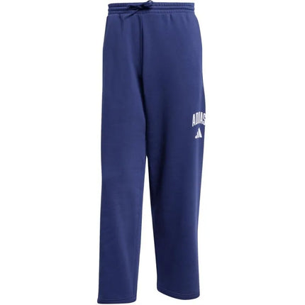Adidas Kolegialinės Vyriškos Kelnės Tamsiai Mėlynos JM9179