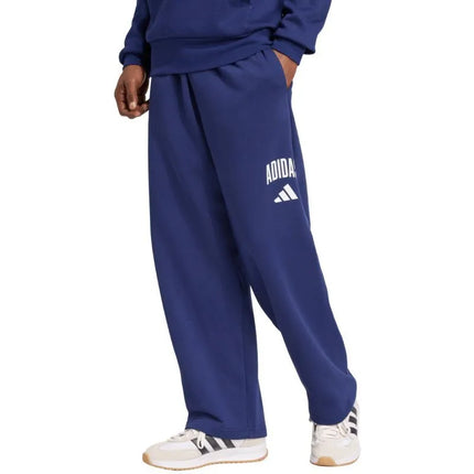 Adidas Kolegialinės Vyriškos Kelnės Tamsiai Mėlynos JM9179