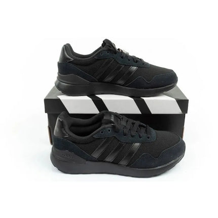 Adidas moteriški sportiniai bateliai Run 60s 4.0 lengvi juodi