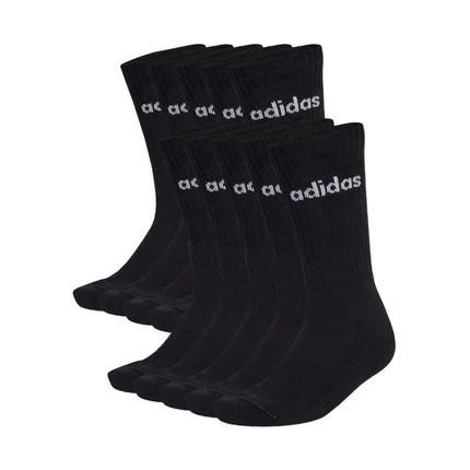 „Adidas“ paminkštintos „Linear Crew“ kojinės, 10 porų, juodos, KF9092