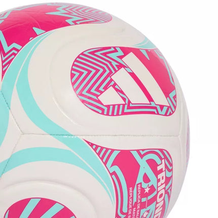 adidas Pasaulio taurė '26 Trionda Club futbolo kamuolys baltas, rožinis ir mėlynas JD8054