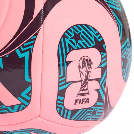 adidas Pasaulio taurės 26 Trionda Club rožinis futbolo kamuolys JD8029