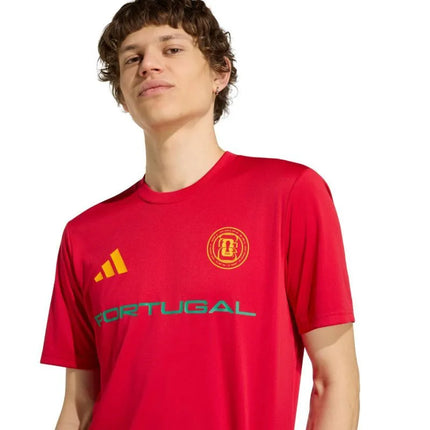 adidas Portugal 26 išvykos aprangos marškinėliai, raudoni KH2310