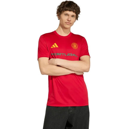 adidas Portugal 26 išvykos aprangos marškinėliai, raudoni KH2310