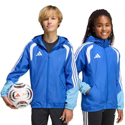 adidas Tiro 26 Vaikų striukė varžyboms atspari visoms oro sąlygoms Mėlyna KB0157