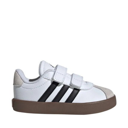 Adidas VL Court 3.0 vaikiški batai riedlenčių sportui, balti ir pilki, ID9157