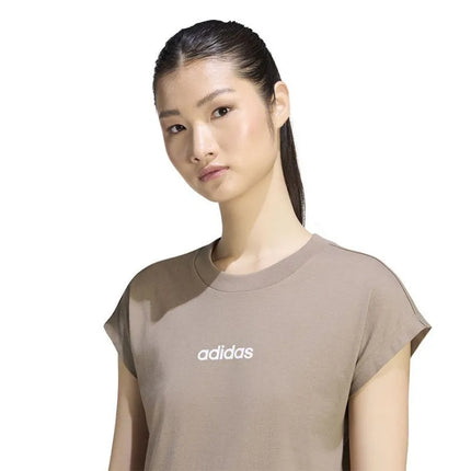adidas W Essentials Linear marškinėliai KF8372