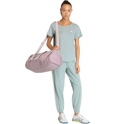 adidas Workout Essentials 3-Stripes austos moteriškos kelnės, mėtų spalvos, KC5494
