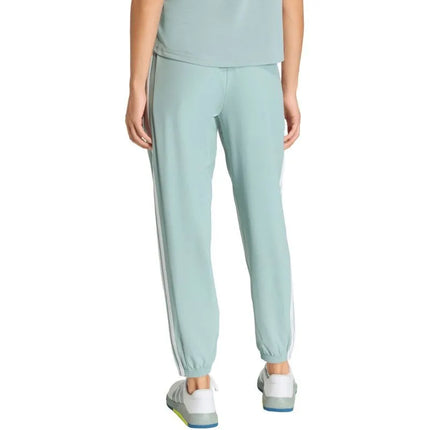adidas Workout Essentials 3-Stripes austos moteriškos kelnės, mėtų spalvos, KC5494