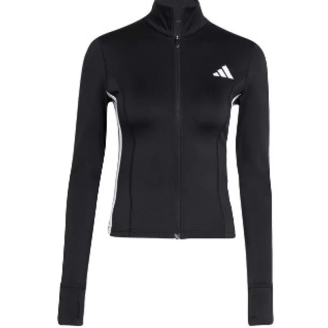 adidas Workout Essentials džemperis su užtrauktuku ir 3 juostelėmis KB7843