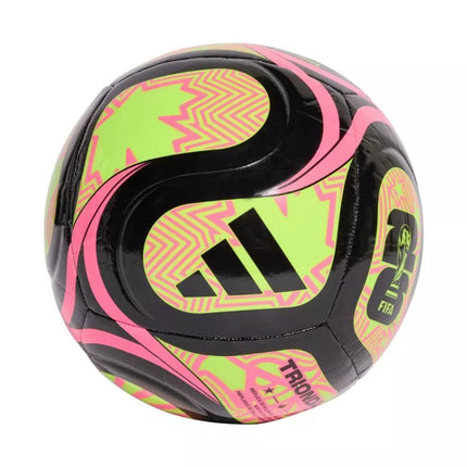 adidas World Cup 26 Trionda klubinis futbolo kamuolys Juodos, Rožinės ir Žalios JD8053