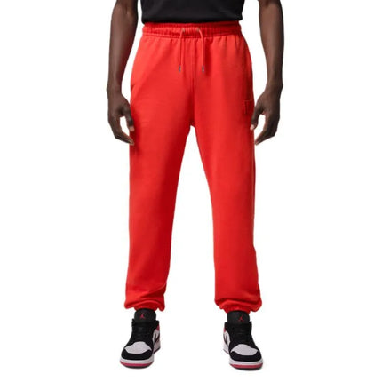 Air Jordan Flight Fleece vyriškos sportinės kelnės, raudonos spalvos – FV7251-673