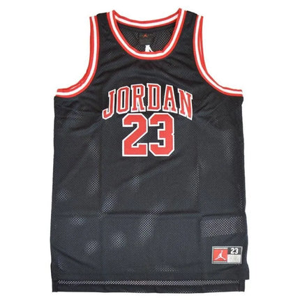 Air Jordan Junior Michael Jordan 23 vaikiški krepšinio marškinėliai, juodi - 95A773-023