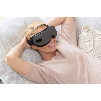 Akių masažuoklis Medisana EM 150, 5 masažo programos | šildymo funkcija | „Bluetooth“ | 40 x 210 x 100 mm