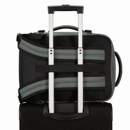 American Tourister Take2Cabin MS rankinė kuprinė skrydžiams su „Wizz Air“ – tamsiai žalia