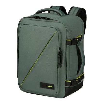 American Tourister Take2Cabin MS rankinė kuprinė skrydžiams su „Wizz Air“ – tamsiai žalia
