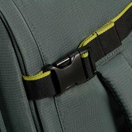 American Tourister Take2Cabin MS rankinė kuprinė skrydžiams su „Wizz Air“ – tamsiai žalia