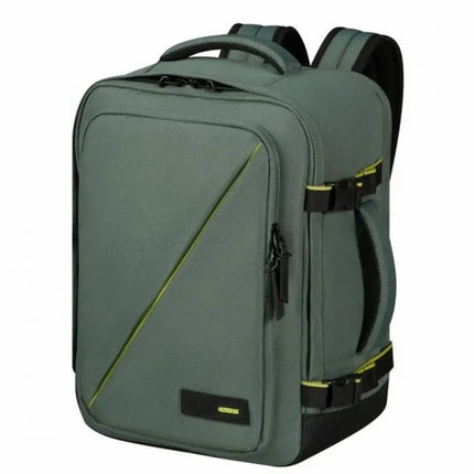 American Tourister Take2Cabin MS rankinė kuprinė skrydžiams su „Wizz Air“ – tamsiai žalia