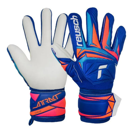 Attrakt Grip Junior Blue 5672815-4126 vaikiškos vartininko pirštinės