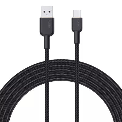 AUKEY CB-NAC1 USB-C QC PD Kabelis 1m 3A 60W Nailoninis