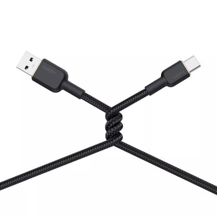 AUKEY CB-NAC1 USB-C QC PD Kabelis 1m 3A 60W Nailoninis