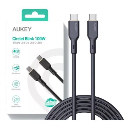AUKEY CB-SCC101 USB-C QC PD LAIDAS 1M 5A 100W