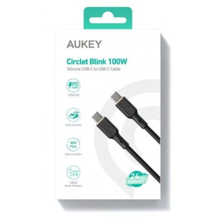 AUKEY CB-SCC101 USB-C QC PD LAIDAS 1M 5A 100W